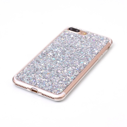Kryt na iPhone 7 Plus / 8 Plus trblietavý strieborný