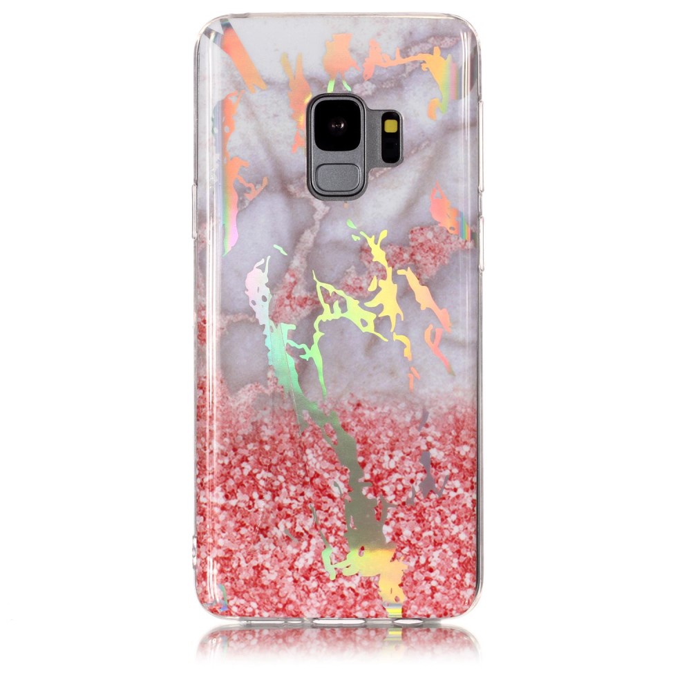 Kryt na Samsung Galaxy S9 Mramor strieborný