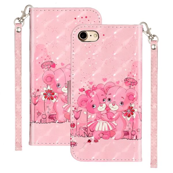 Púzdro pre iPhone 7 / 8 / SE ( 2020 / 2022 ) Medvedík ružové