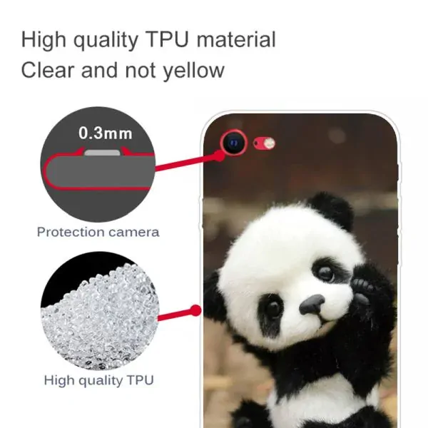 Kryt na iPhone 7 / 8 / SE (2020/2022) Panda