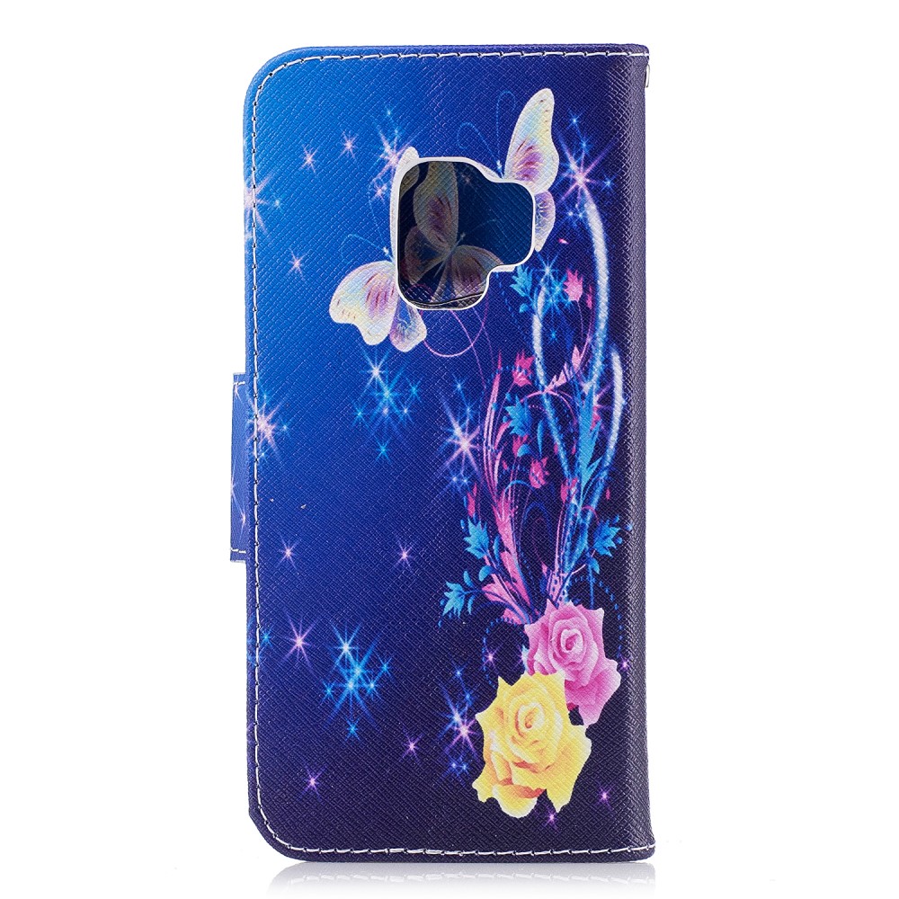 Puzdro pre Samsung Galaxy S9 Motýľ modré