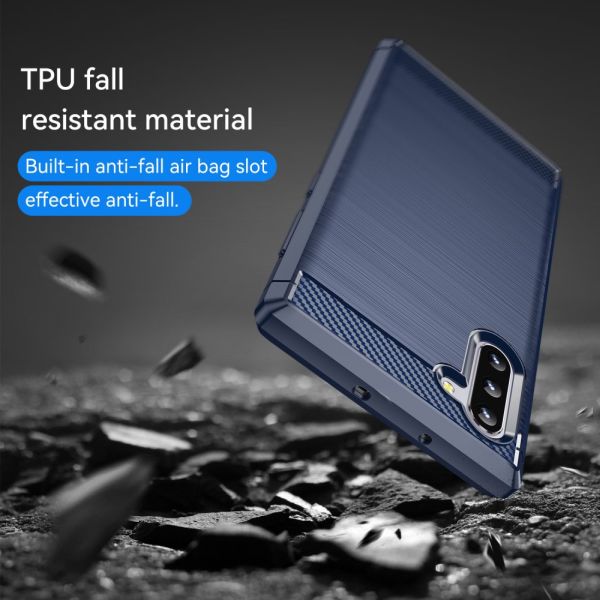 Kryt na Samsung Galaxy Note 10 Carbon tmavomodrý