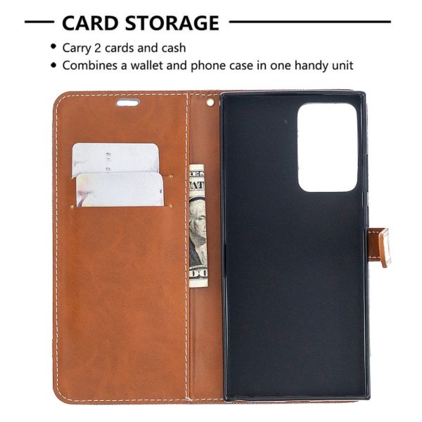 Puzdro na Samsung Galaxy Note 20 Ultra Jeans sivé