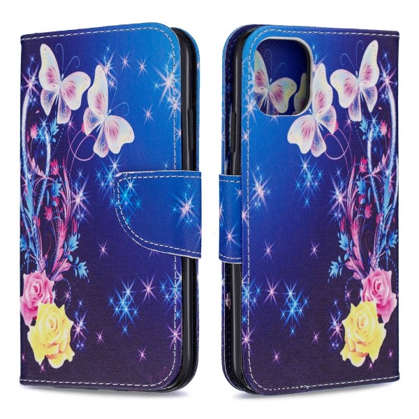 Puzdro pre iPhone 11 Motýle modré