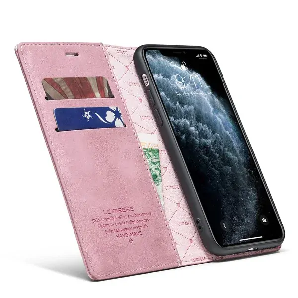 Puzdro LC.IMEEKE pre iPhone 11 Pro ružové