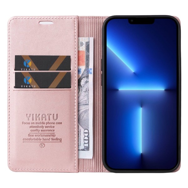 Puzdro YIKATU pre iPhone 13 ružové