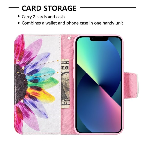 Púzdro pre iPhone 13 Abstrakt biele