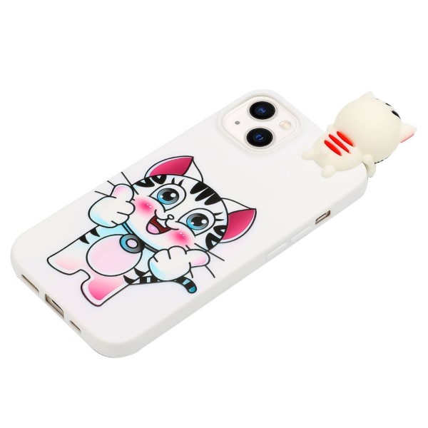 Kryt iPhone 14 3D mačiatko