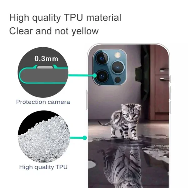 Kryt na iPhone 14 Pro Mačiatko