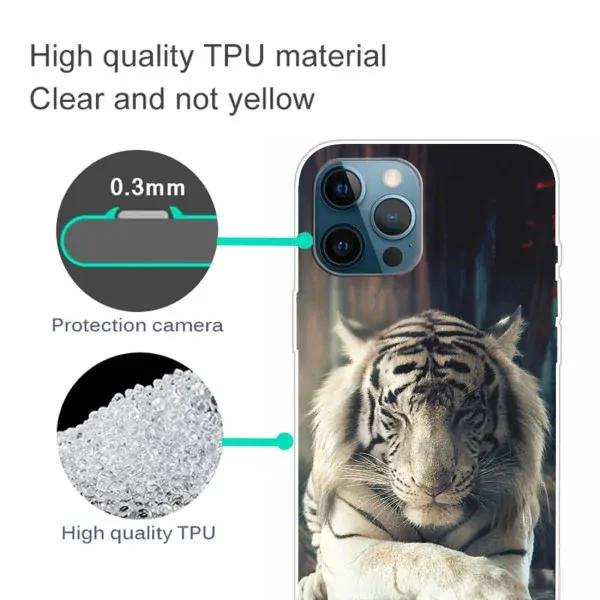Kryt na iPhone 14 Pro tiger