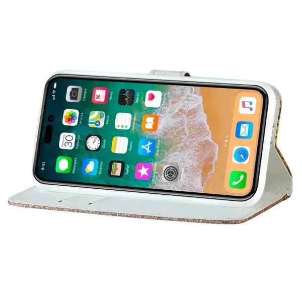 Púzdro pre iPhone 14 Pro Glitter zlaté