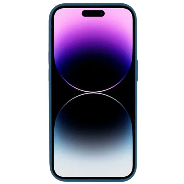 Kryt na iPhone 14 Pro gumový Thickness modrý