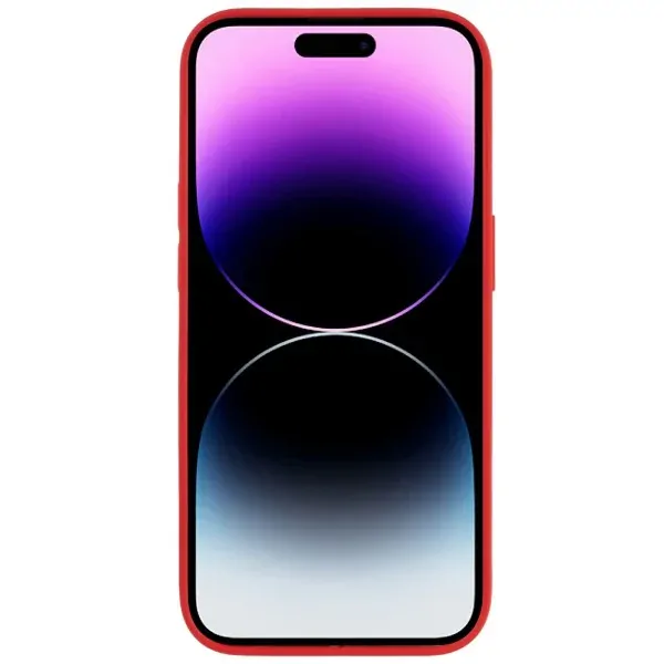 Kryt na iPhone 14 Pro gumový Thickness červený