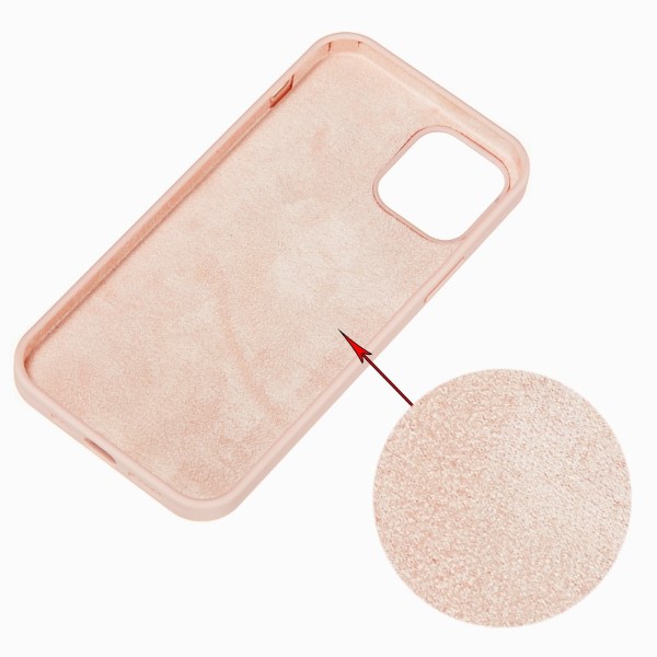 Kryt na iPhone 13 Liquid svetlo ružový