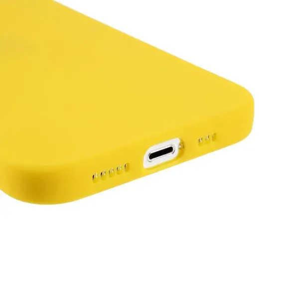 Kryt na iPhone 13 Pro gumový žltý