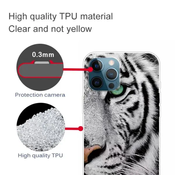Kryt na iPhone 13 Pro Tiger