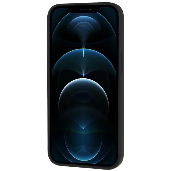 Kryt na iPhone 12 Pro Max gumový čierny