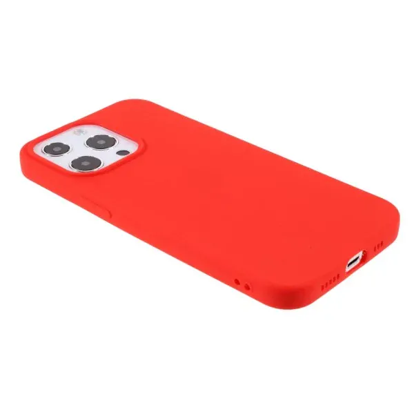 Kryt na iPhone 13 Pro Max gumový červený