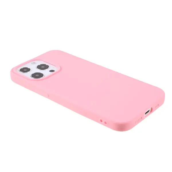 Kryt na iPhone 13 Pro Max gumový ružový