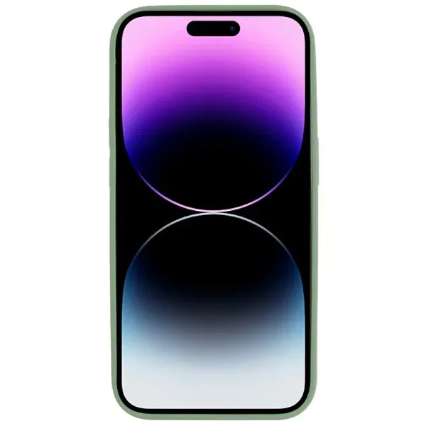 Kryt na iPhone 14 Pro Max gumový zelený