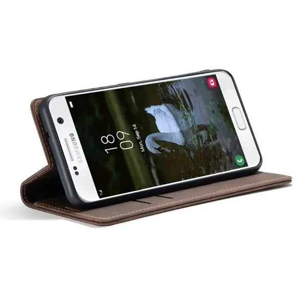 Puzdro na Samsung Galaxy S7 Edge CASEME hnědé