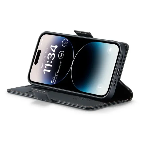 Púzdro na iPhone 14 Pro Max CASEME Smooth čierne
