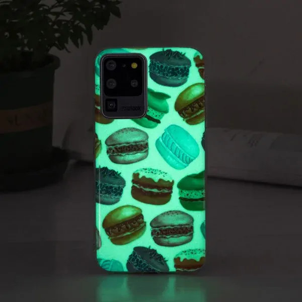 Kryt na Samsung Galaxy S20 Ultra svietiaci Makrónka