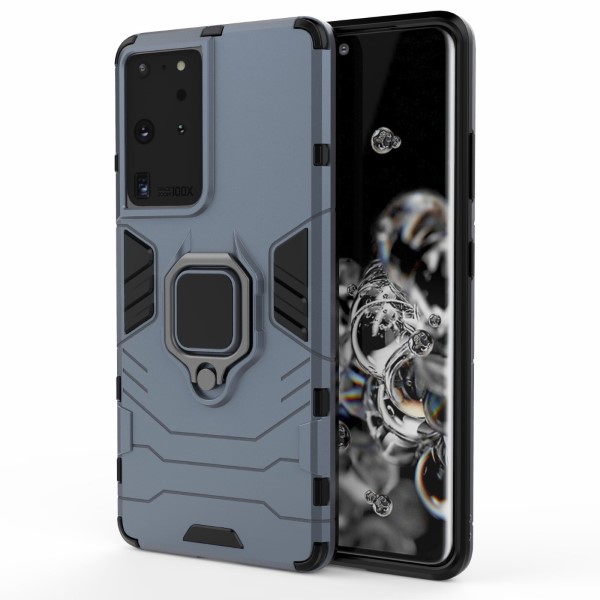 Kryt na Samsung Galaxy S21 Ultra odolný Finger modrý