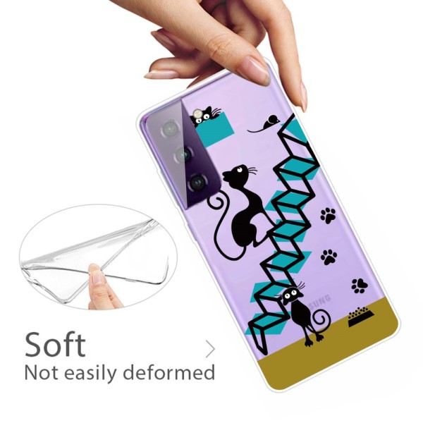 Kryt na Samsung Galaxy S21 FE Mačka