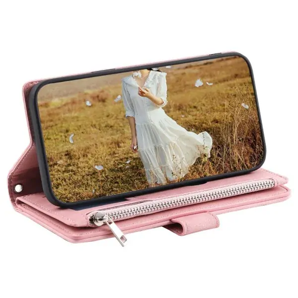 Púzdro pre iPhone 13 Pro Max Luxury Double Layer ružový