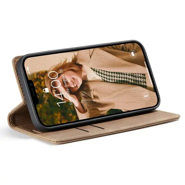 Púzdro na iPhone 13 Pro Max CASEME svetlo hnedé