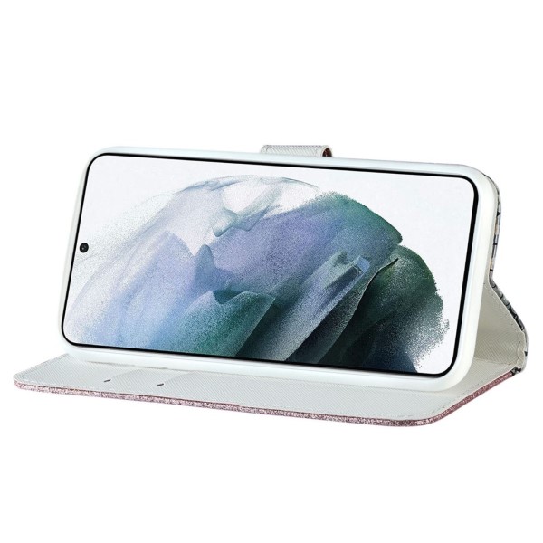 Puzdro na Samsung Galaxy S22 Glitter ružové