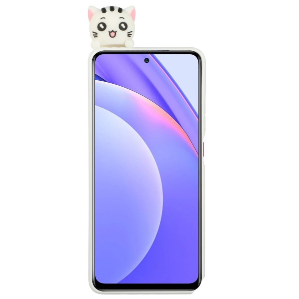 Kryt na Samsung Galaxy S22 Ultra 3D Mačiatko biely