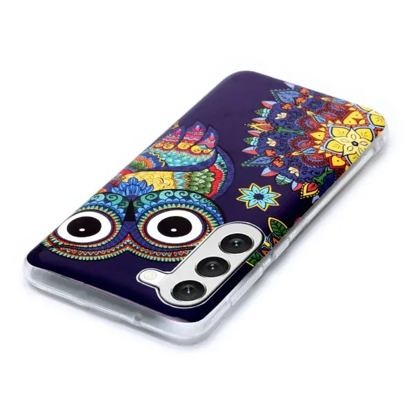 Kryt na Samsung Galaxy S23 svietiaci Sova