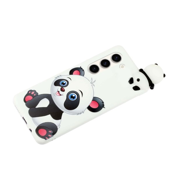 Kryt na Samsung Galaxy S23 plus 3D Panda biely