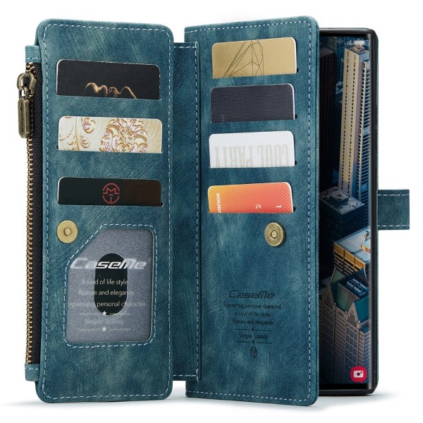 Puzdro na Samsung Galaxy S23 Ultra CASEME Deluxe modré