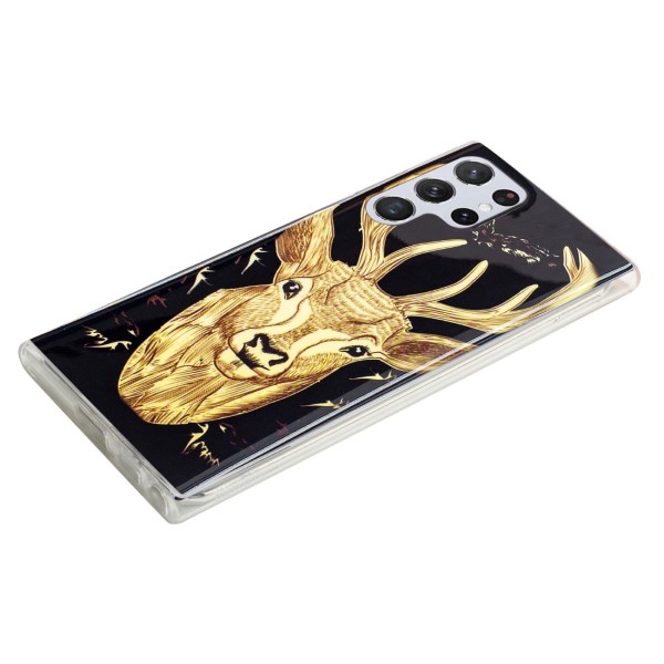 Kryt na Samsung Galaxy S23 Ultra svietiaci Jeleň