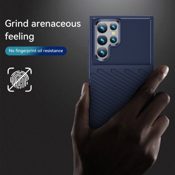 Kryt na Samsung Galaxy S23 Ultra gumový Anti-Scratch modrý