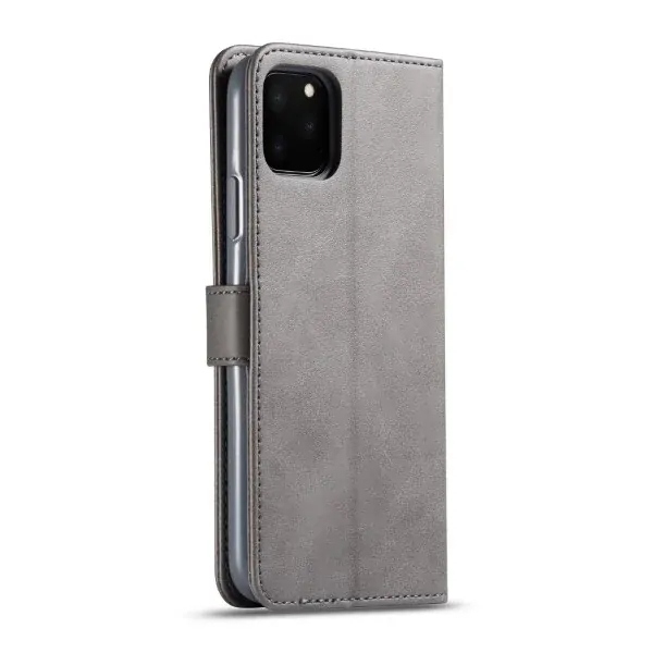 Puzdro LC.IMEEKE pre iPhone 11 Pro Flip sivé