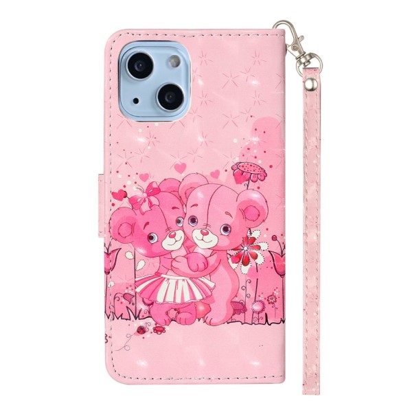 Púzdro pre iPhone 13 Mini Medvedík ružové