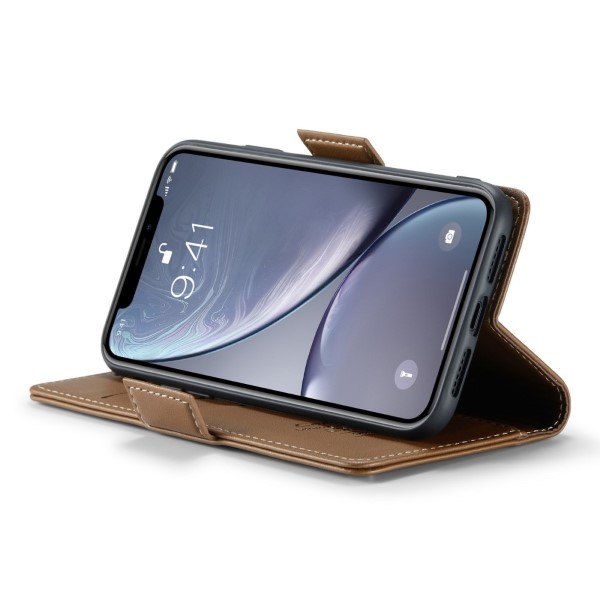 Púzdro pre iPhone Xr CASEME Smooth hnedé