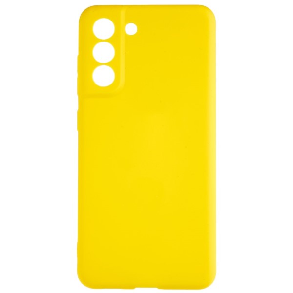 Kryt na Samsung Galaxy S21 FE gumový žltý