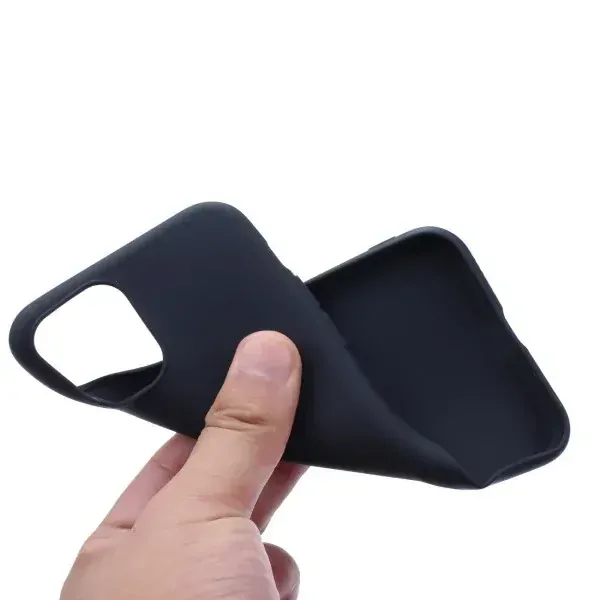 Kryt na iPhone 11 Pro Max gumový Premium čierny