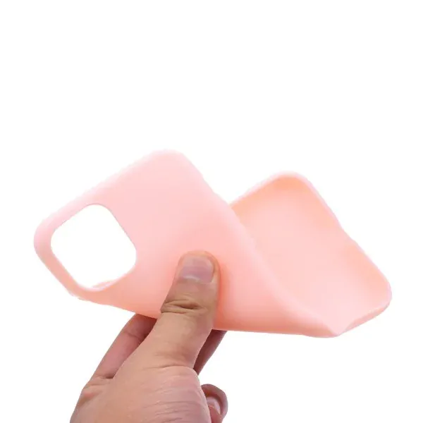 Kryt na iPhone 11 Pro Max gumový Premium ružový