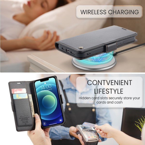 Púzdro pre iPhone 12 Mini CASEME Smooth čierne