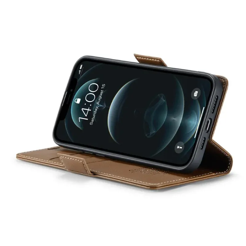 Púzdro pre iPhone 12 Pro Max CASEME smooth hnedé