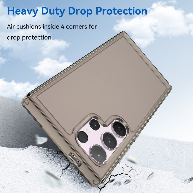 Kryt na Samsung Galaxy S24 Ultra Gumový Candy sivý