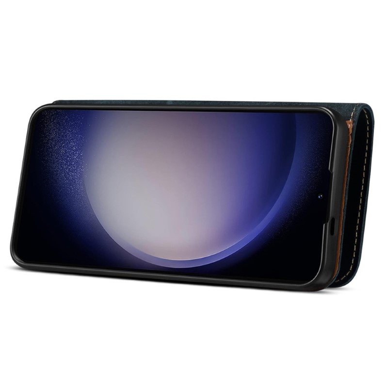 Puzdro kožené Denior na Samsung Galaxy S24 Ultra čierne