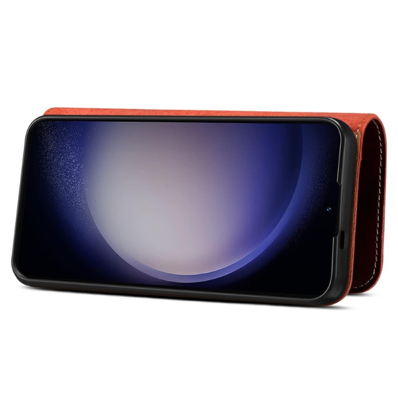 Puzdro kožené Denior na Samsung Galaxy S24 Ultra červené