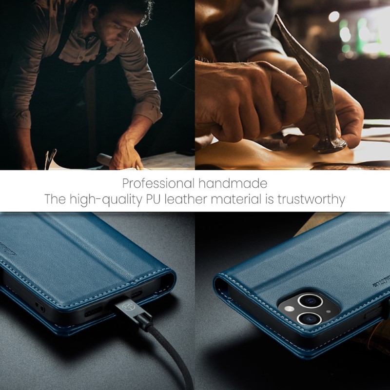 Puzdro na iPhone 13 CASEME smooth modré